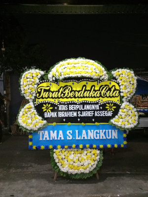 Papan Bunga Duka di Pademangan