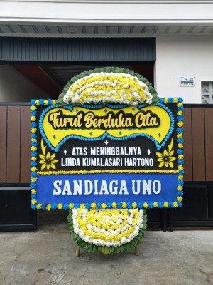 Papan Bunga Duka di Pademangan