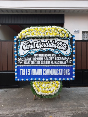 Papan Bunga Duka di Pademangan